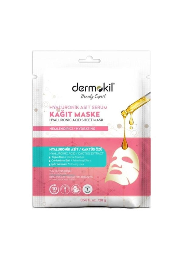 Dermokıl Kağıt Maske Hyalurolik Asit 28 gr