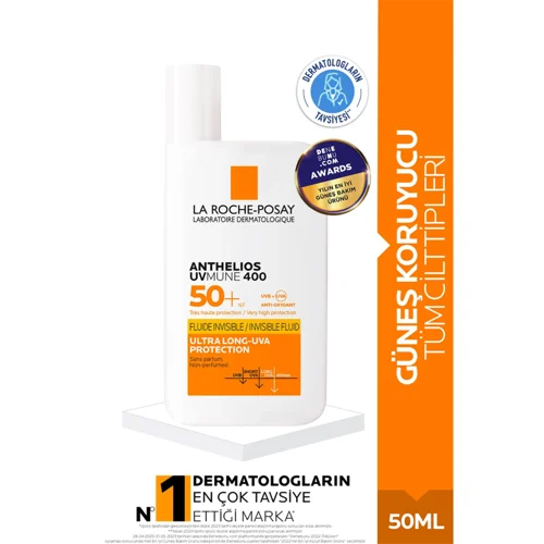La Roche Posay Anthelios UVmune Fluid Güneş Kremi SPF50+ 50 ml